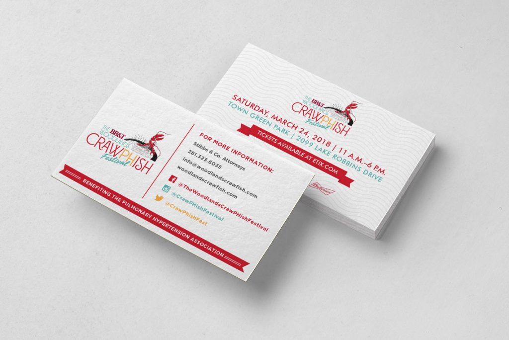 The Woodlands CrawPHish Festival Business Card