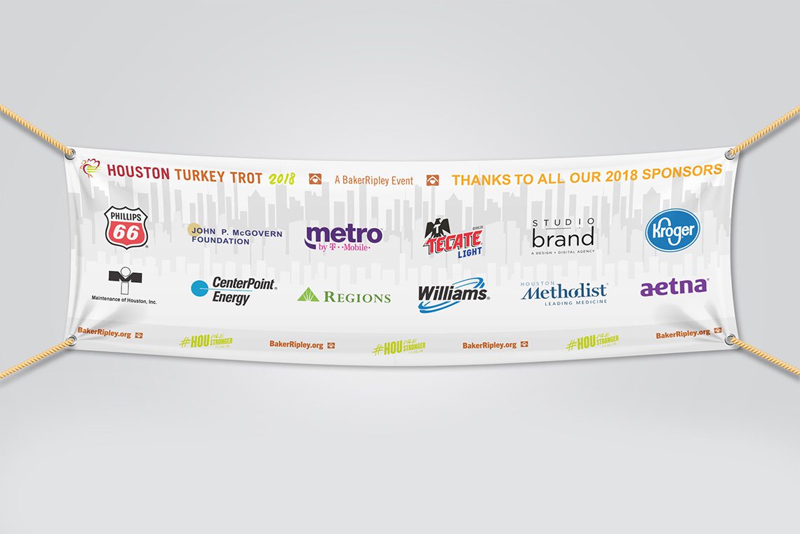 Houston Turkey Trot Banner