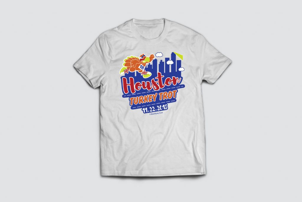 Houston Turkey Trot T shirt