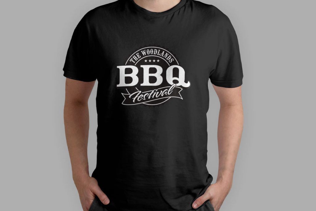The Woodlands BBQ Festival T shirt Front